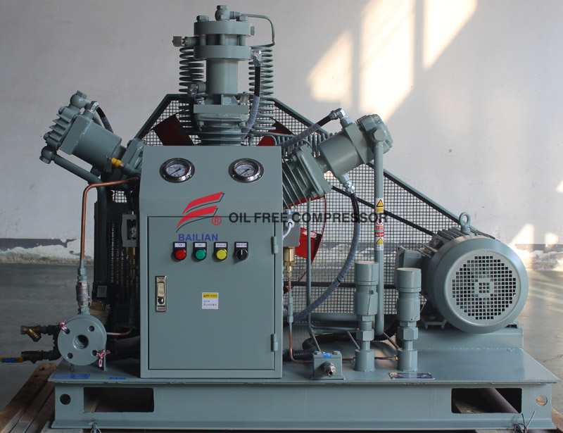 Kompresor penguat nitrogen bertekanan tinggi minyak untuk pengisian silinder
