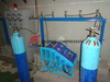 Reciprocating tekanan tinggi mikroboost minyak kompresor oksigen bebas