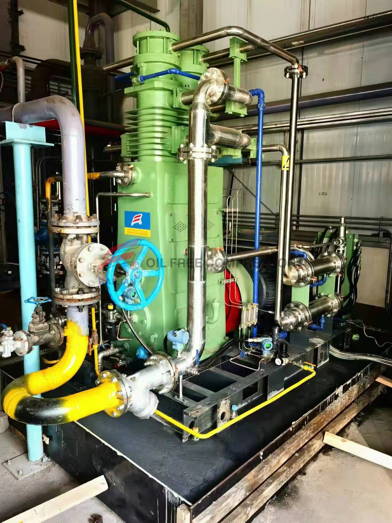 80nm3 150bar minyak kompresor oksigen bebas