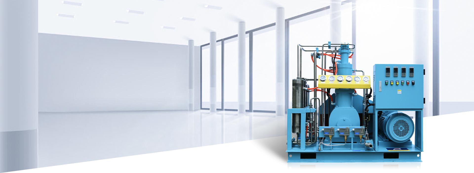 Oil free oxygen filling compressor 