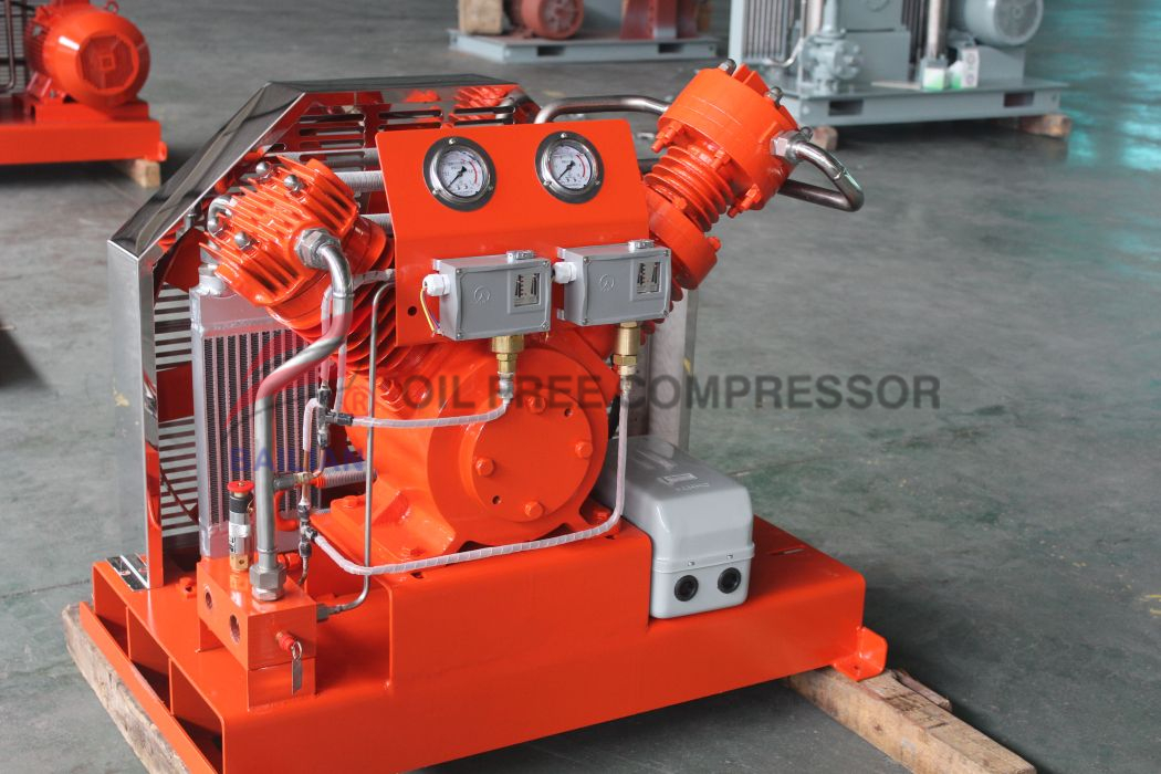 Pelumasan Bebas Minyak V-Type SF6 Gas Compressor SF6-24/2-50