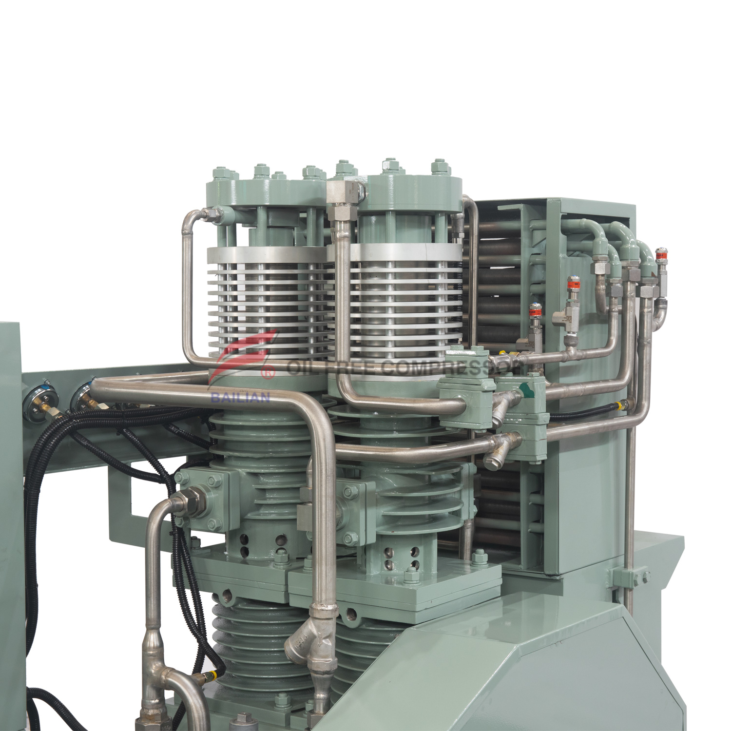 Kompresor Udara Jenis Udara Tergelang Vertikal Bebas Minyak GZW-210/6-400