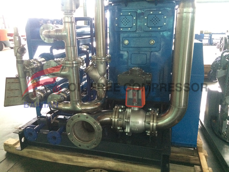 Kompresor oksigen pelumas bebas minyak vertikal OWZ-80/2-12