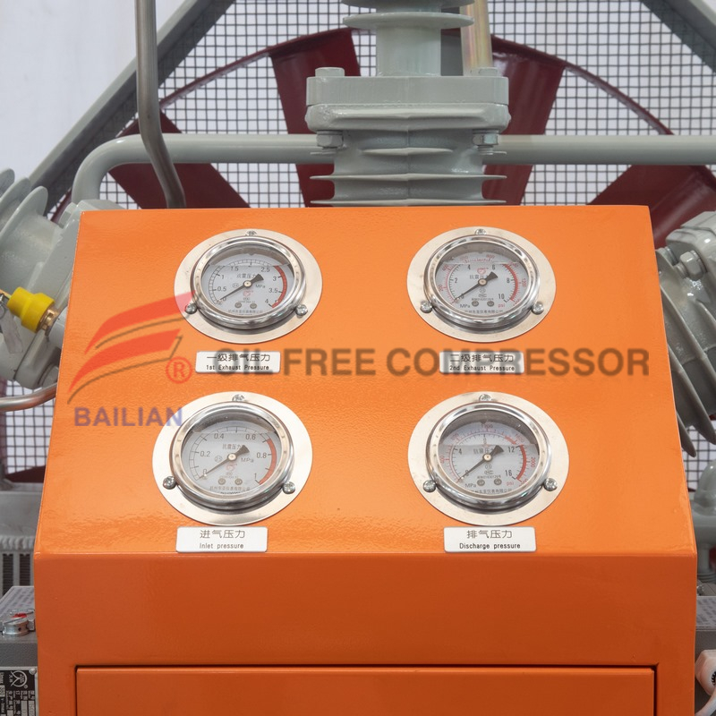 12nm3 100bar Kompresor Nitrogen Bebas Minyak Tinggi