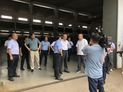Sambut dengan hangat para pemimpin Komite Partai Kota Anqing untuk memeriksa pekerjaan Bailian